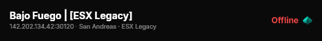 Bajo Fuego | [ESX Legacy] live status badge