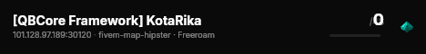[QBCore Framework] KotaRika live status badge