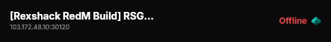 [Rexshack RedM Build] RSG - redm.store live status badge