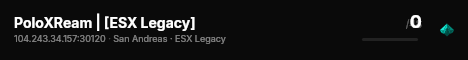 PoloXReam | [ESX Legacy] live status badge