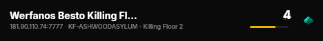 Werfanos Besto Killing Floor 2 Server live status badge