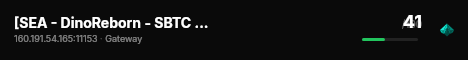 [SEA - DinoReborn - SBTC - Voice] live status badge