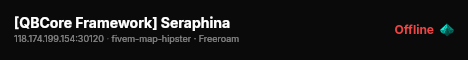 [QBCore Framework] Seraphina live status badge