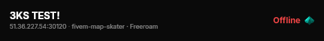 3KS TEST! live status badge