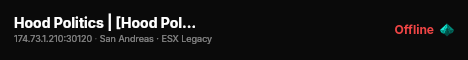 Hood Politics | [Hood Politics] live status badge
