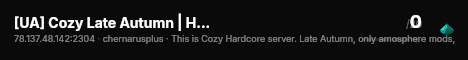 [UA] Cozy Late Autumn | Hardcore | AI | More Infected | Helis | live status badge