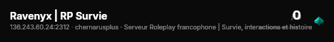Ravenyx | RP Survie live status badge