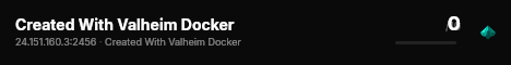 Created With Valheim Docker live status badge