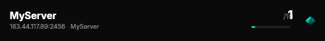 MyServer live status badge