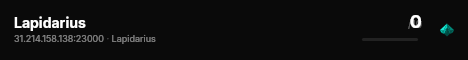 Lapidarius live status badge