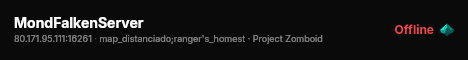 MondFalkenServer live status badge