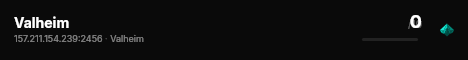 Valheim live status badge