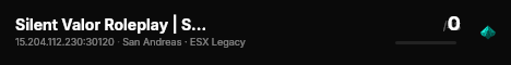 Silent Valor Roleplay | Serious RP live status badge