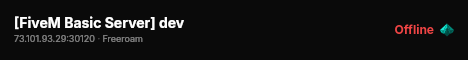 [FiveM Basic Server] dev live status badge
