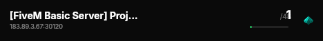 [FiveM Basic Server] Project Odyssey live status badge