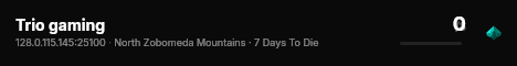 Trio gaming live status badge