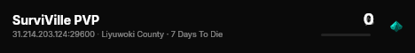 SurviVille PVP live status badge