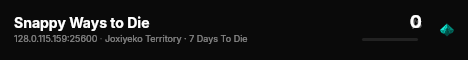 Snappy Ways to Die live status badge