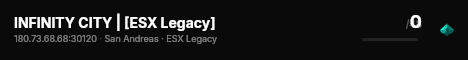 INFINITY CITY | [ESX Legacy] live status badge