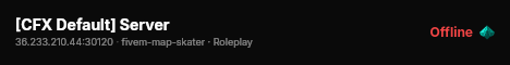 [CFX Default] Server live status badge