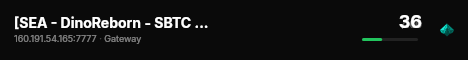 [SEA - DinoReborn - SBTC - Voice] live status badge