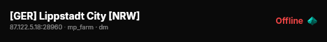 [GER] Lippstadt City [NRW] live status badge