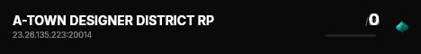 A-TOWN DESIGNER DISTRICT RP live status badge