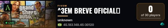 ^3EM BREVE OFICIAL💻 live status badge