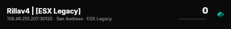 Rillav4 | [ESX Legacy] live status badge