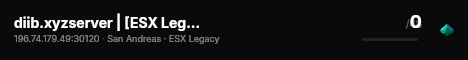 diib.xyzserver | [ESX Legacy] live status badge