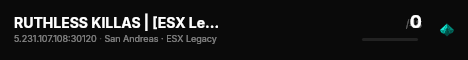 RUTHLESS KILLAS | [ESX Legacy] live status badge
