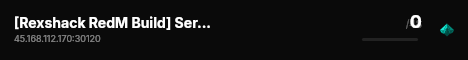 [Rexshack RedM Build] Server Teste live status badge