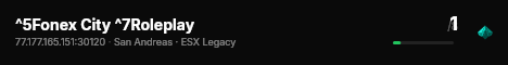 ^5Fonex City ^7Roleplay live status badge