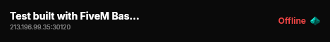 Test built with FiveM Basic Server! live status badge
