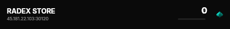 RADEX STORE live status badge
