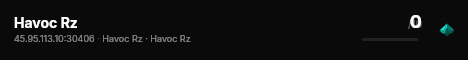 Havoc Rz live status badge