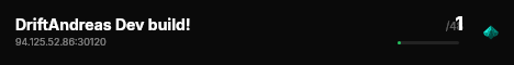 DriftAndreas Dev build! live status badge