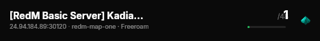 Kadia RedM built with RedM Basic Server! live status badge
