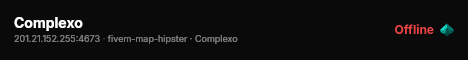 Complexo live status badge