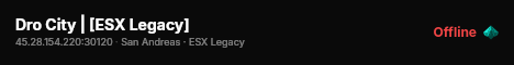 Dro City | [ESX Legacy] live status badge