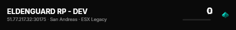 ELDENGUARD RP - DEV live status badge