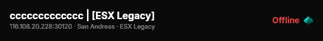 ccccccccccccc | [ESX Legacy] live status badge