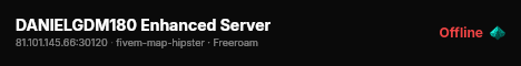 DANIELGDM180 Enhanced Server live status badge