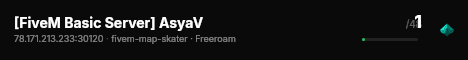[FiveM Basic Server] AsyaV live status badge