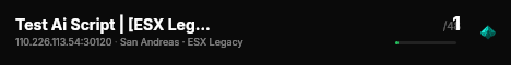 Test Ai Script | [ESX Legacy] live status badge