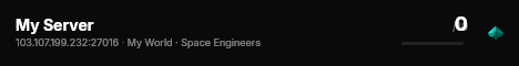 My Server live status badge