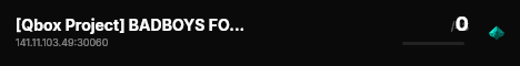 [Qbox Project] BADBOYS FOR LIFE live status badge
