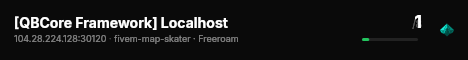 [QBCore Framework] Localhost live status badge