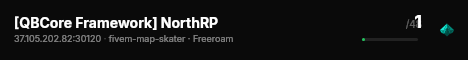 [QBCore Framework] NorthRP live status badge