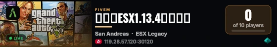柠檬的ESX1.13.4纯净基础 live status badge